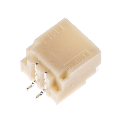 JST SH Series Right Angle Surface Mount PCB Header, 2 Contact(s), 1.0mm Pitch, 1 Row(s), Shrouded