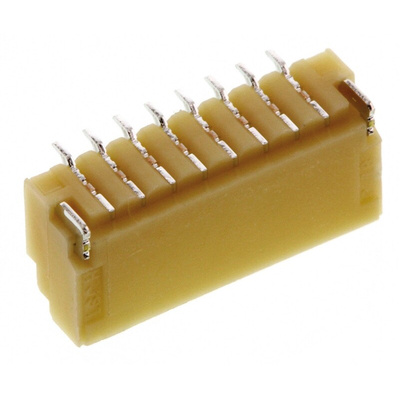 JST SH Series Straight Surface Mount PCB Header, 8 Contact(s), 1.0mm Pitch, 1 Row(s), Shrouded