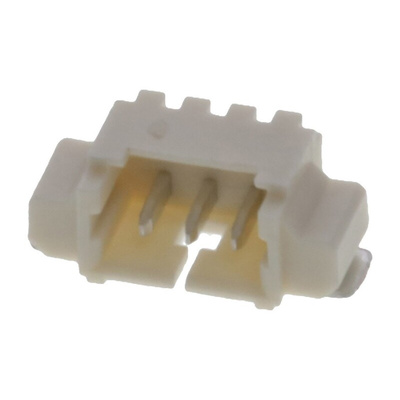 Molex PicoBlade Series Right Angle Surface Mount PCB Header, 3 Contact(s), 1.25mm Pitch, 1 Row(s), Shrouded