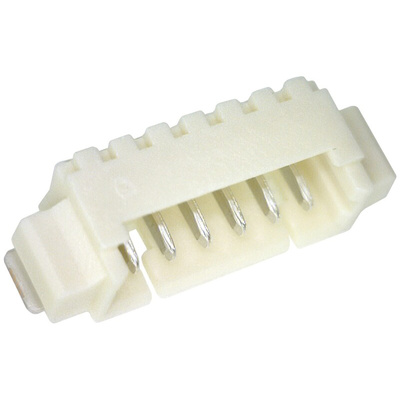 Molex PicoBlade Series Right Angle Surface Mount PCB Header, 6 Contact(s), 1.25mm Pitch, 1 Row(s), Shrouded