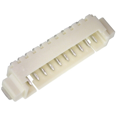 Molex PicoBlade Series Right Angle Surface Mount PCB Header, 10 Contact(s), 1.25mm Pitch, 1 Row(s), Shrouded
