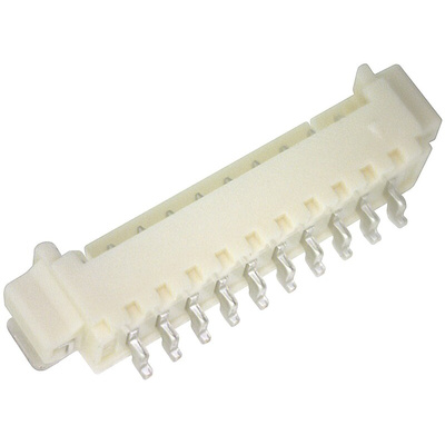 Molex PicoBlade Series Right Angle Surface Mount PCB Header, 10 Contact(s), 1.25mm Pitch, 1 Row(s), Shrouded