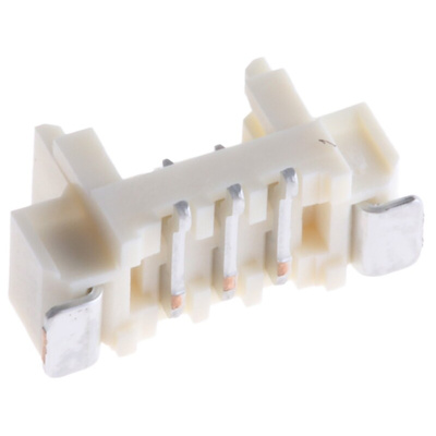 Molex PicoBlade Series Straight Surface Mount PCB Header, 3 Contact(s), 1.25mm Pitch, 1 Row(s), Shrouded