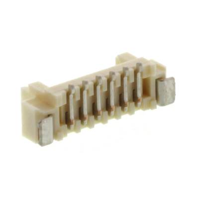 Molex 53398 Series Straight Surface Mount PCB Header, 6 Contact(s), 1.25mm Pitch, 1 Row(s), Shrouded