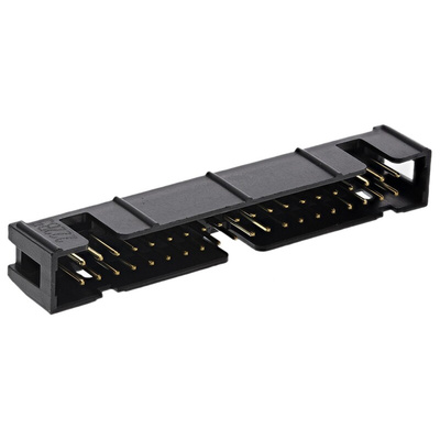 3M 2500 Series Straight Through Hole PCB Header, 40 Contact(s), 2.54mm Pitch, 2 Row(s), Shrouded