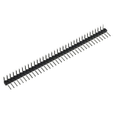 HARWIN M20, 2.54mm Pitch, 36 Way, 1 Row, Right Angle Pin Header, Through Hole
