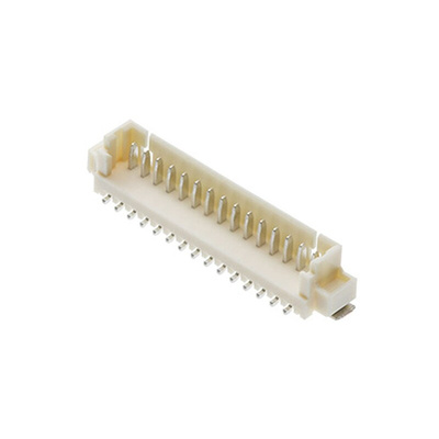 Molex 53398 Series Straight Surface Mount PCB Header, 10 Contact(s), 1.25mm Pitch, 1 Row(s), Shrouded