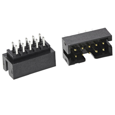Molex Milli-Grid Series Straight Through Hole PCB Header, 10 Contact(s), 2.0mm Pitch, 2 Row(s), Shrouded