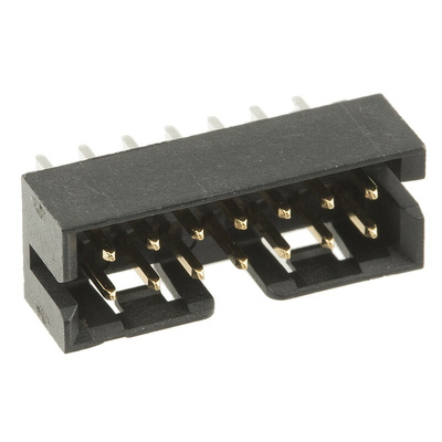 Molex Milli-Grid Series Straight Through Hole PCB Header, 14 Contact(s), 2.0mm Pitch, 2 Row(s), Shrouded