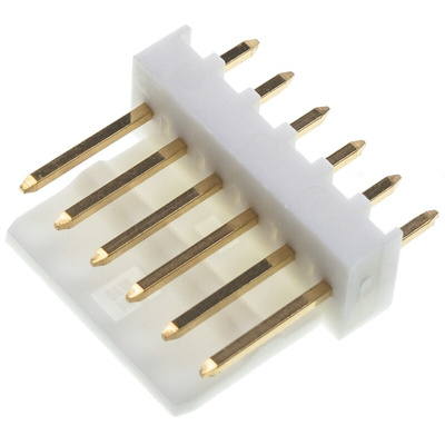 Molex KK 254 Series Straight Through Hole Pin Header, 6 Contact(s), 2.54mm Pitch, 1 Row(s), Unshrouded