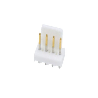 Molex KK 254 Series Straight Through Hole Pin Header, 4 Contact(s), 2.54mm Pitch, 1 Row(s), Unshrouded