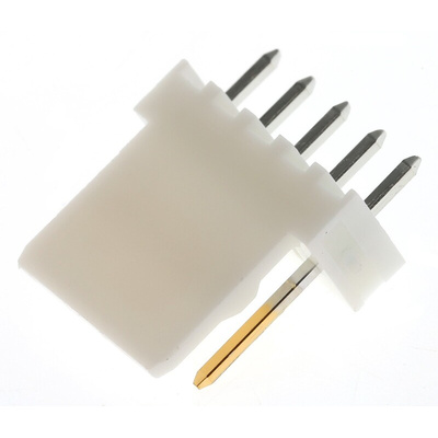 Molex KK 254 Series Straight Through Hole Pin Header, 5 Contact(s), 2.54mm Pitch, 1 Row(s), Unshrouded