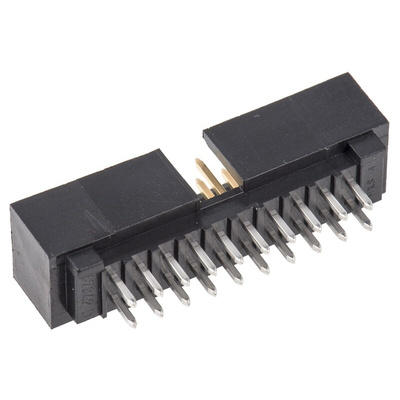 Molex C-Grid Series Straight Through Hole PCB Header, 20 Contact(s), 2.54mm Pitch, 2 Row(s), Shrouded