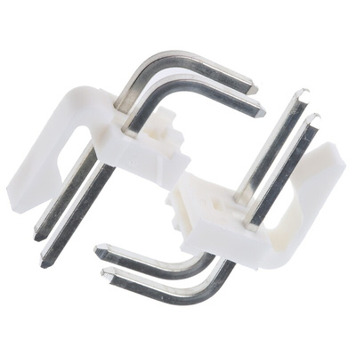 Molex KK 396 Series Right Angle Through Hole Pin Header, 2 Contact(s), 3.96mm Pitch, 1 Row(s), Unshrouded