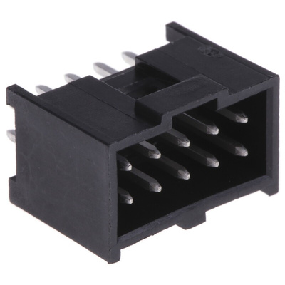 Molex C-Grid III Series Straight Through Hole PCB Header, 10 Contact(s), 2.54mm Pitch, 2 Row(s), Shrouded