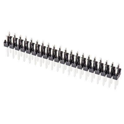 Molex C-Grid III Series Straight Through Hole Pin Header, 40 Contact(s), 2.54mm Pitch, 2 Row(s), Unshrouded