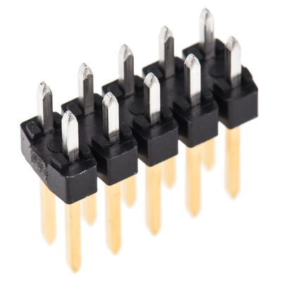 Molex C-Grid III Series Straight Through Hole Pin Header, 10 Contact(s), 2.54mm Pitch, 2 Row(s), Unshrouded