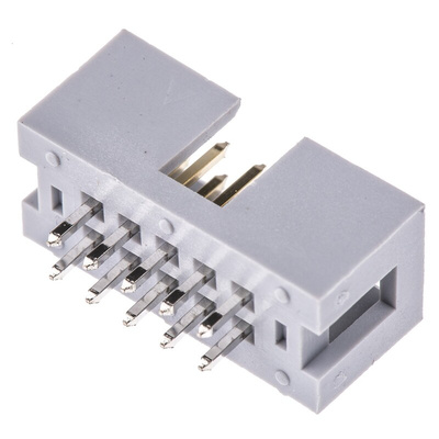 ASSMANN WSW AWHW Series Straight Through Hole PCB Header, 10 Contact(s), 2.54mm Pitch, 2 Row(s), Shrouded