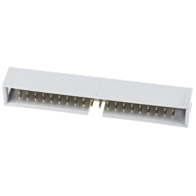 ASSMANN WSW AWHW Series Straight Through Hole PCB Header, 40 Contact(s), 2.54mm Pitch, 2 Row(s), Shrouded
