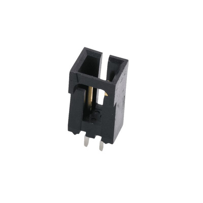 Molex SL Series Straight Through Hole PCB Header, 2 Contact(s), 2.54mm Pitch, 1 Row(s), Shrouded