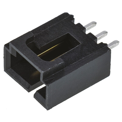 Molex SL Series Straight Through Hole PCB Header, 3 Contact(s), 2.54mm Pitch, 1 Row(s), Shrouded