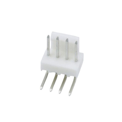 Molex KK 254 Series Right Angle Through Hole Pin Header, 4 Contact(s), 2.54mm Pitch, 1 Row(s), Unshrouded
