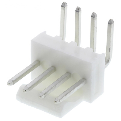 Molex KK 254 Series Right Angle Through Hole Pin Header, 4 Contact(s), 2.54mm Pitch, 1 Row(s), Unshrouded