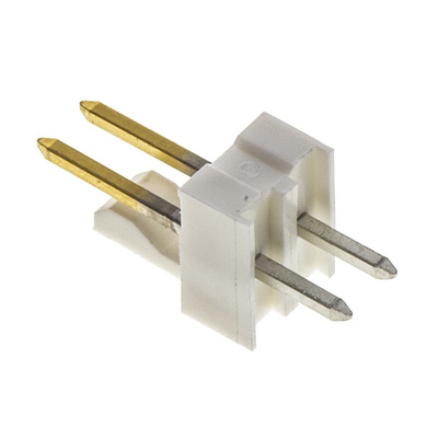 Molex KK 254 Series Straight Through Hole Pin Header, 2 Contact(s), 2.54mm Pitch, 1 Row(s), Unshrouded