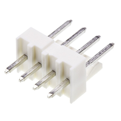 Molex KK 254 Series Straight Through Hole Pin Header, 4 Contact(s), 2.54mm Pitch, 1 Row(s), Unshrouded
