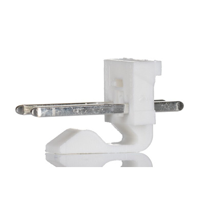 Molex 41791 Series Straight Through Hole Pin Header, 2 Contact(s), 3.96mm Pitch, 1 Row(s), Unshrouded