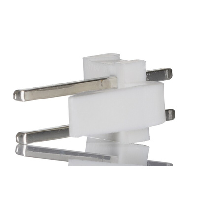 Molex 41791 Series Straight Through Hole Pin Header, 2 Contact(s), 3.96mm Pitch, 1 Row(s), Unshrouded