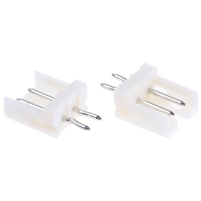 TE Connectivity AMP CT Series Straight Through Hole PCB Header, 2 Contact(s), 2.0mm Pitch, 1 Row(s), Shrouded