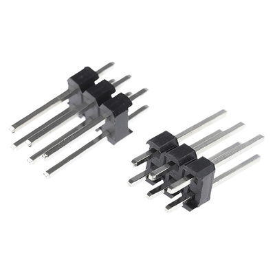HARWIN M20 Series Straight Through Hole Pin Header, 6 Contact(s), 2.54mm Pitch, 2 Row(s), Unshrouded