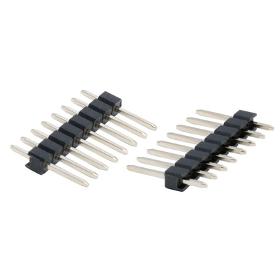 HARWIN M20 Series Straight Through Hole Pin Header, 8 Contact(s), 2.54mm Pitch, 1 Row(s), Unshrouded