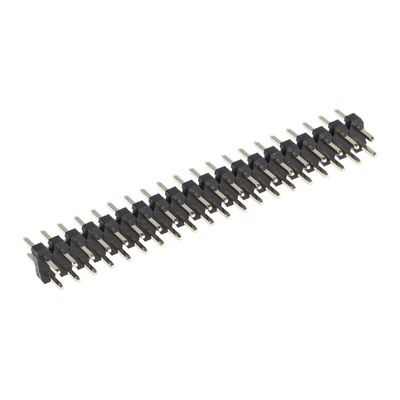HARWIN M22 Series Straight Through Hole Pin Header, 40 Contact(s), 2.0mm Pitch, 2 Row(s), Unshrouded