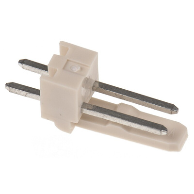 Molex Mini-Latch Series Straight Through Hole Pin Header, 2 Contact(s), 2.5mm Pitch, 1 Row(s), Unshrouded