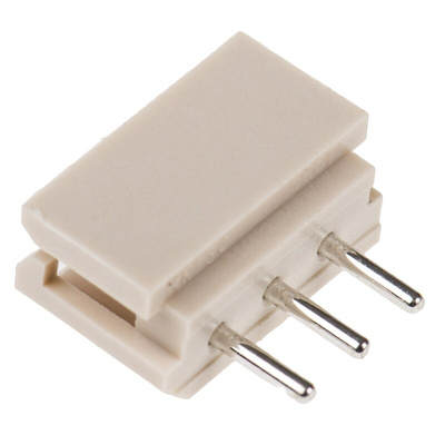 Molex SPOX Series Straight Through Hole PCB Header, 3 Contact(s), 2.5mm Pitch, 1 Row(s), Shrouded