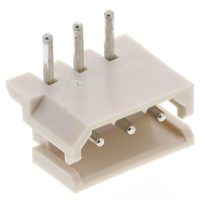 Molex SPOX Series Right Angle Through Hole PCB Header, 3 Contact(s), 2.5mm Pitch, 1 Row(s), Shrouded
