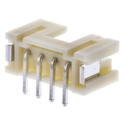 JST PH Series Straight Surface Mount PCB Header, 4 Contact(s), 2.0mm Pitch, 1 Row(s), Shrouded