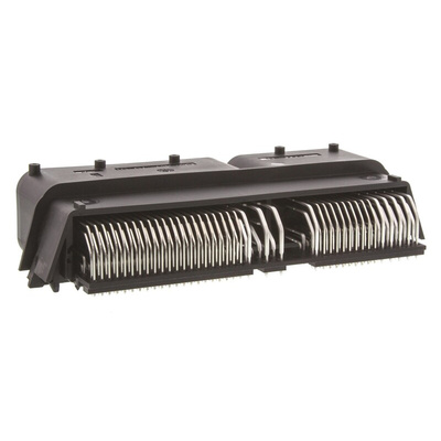TE Connectivity ECU Series Right Angle Through Hole PCB Header, 154 Contact(s), 2.5mm Pitch, 2 Row(s), Shrouded
