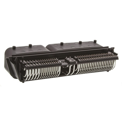 TE Connectivity ECU Series Right Angle Through Hole PCB Header, 154 Contact(s), 2.5mm Pitch, 2 Row(s), Shrouded