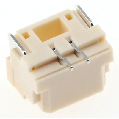 JST GH Series Straight Surface Mount PCB Header, 2 Contact(s), 1.25mm Pitch, Shrouded