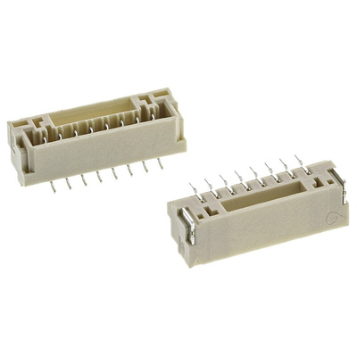 JST GH Series Straight Surface Mount PCB Header, 8 Contact(s), 1.25mm Pitch, Shrouded