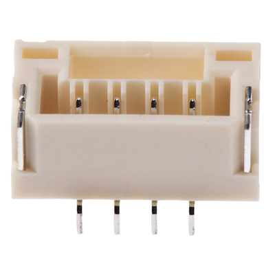 JST GH Series Right Angle Surface Mount PCB Header, 4 Contact(s), 1.25mm Pitch, Shrouded