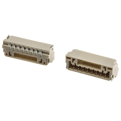 JST GH Series Right Angle Surface Mount PCB Header, 8 Contact(s), 1.25mm Pitch, Shrouded