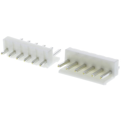 JST VH Series Top Entry Through Hole PCB Header, 6 Contact(s), 3.96mm Pitch, 1 Row(s), Shrouded