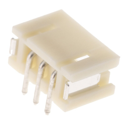 JST ZH Series Top Entry Surface Mount PCB Header, 3 Contact(s), 1.5mm Pitch, 1 Row(s), Shrouded