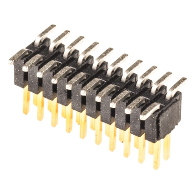 Samtec FTSH Series Straight Surface Mount Pin Header, 20 Contact(s), 1.27mm Pitch, 2 Row(s), Unshrouded