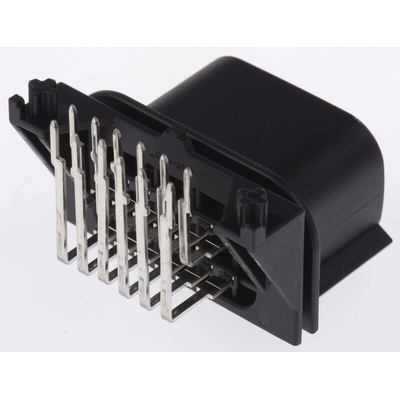 Molex MX120G Series Right Angle Through Hole PCB Header, 12 Contact(s), 3.2mm Pitch, 2 Row(s), Shrouded