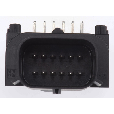 Molex MX120G Series Right Angle Through Hole PCB Header, 12 Contact(s), 3.2mm Pitch, 2 Row(s), Shrouded